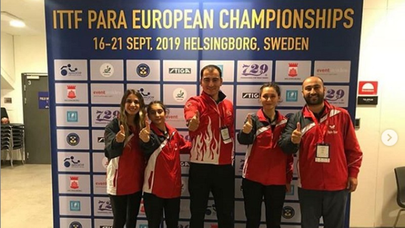 Mental Milli Sporcular Masa Tenisinde Avrupa İkincisi