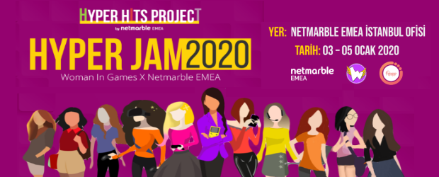 Women in Games işbirliğiyle, yılın ilk Hyper Jam maratonu 3 Ocak’ta