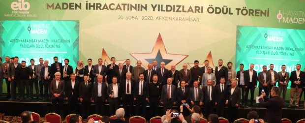 Afyon’un yıldız madencileri ödüllerini aldı