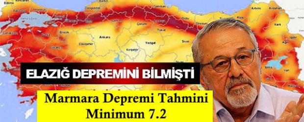 Prof. Naci Görür Marmara depremi beklentisi ''Minimum 7.2 şiddetinde olacak!''