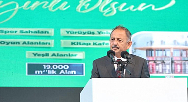 Bakan Özhaseki, Sultangazi'de park açılışında konuştu Açıklaması