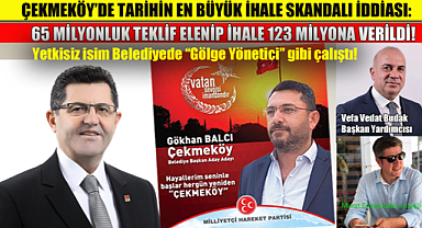 ÇEKMEKÖY’DE TARİHİN EN BÜYÜK İHALE SKANDALI İDDİASI: